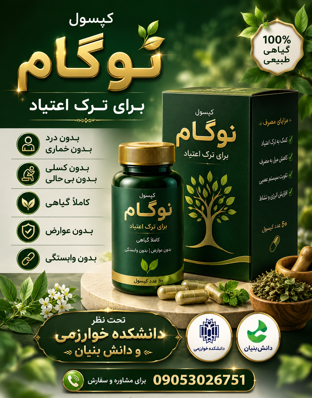 کپسول  ترک اعتیاد نوگام